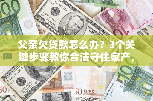 武汉父亲欠贷款怎么办？3个关键步骤教你合法守住家产，别再傻傻替还了！